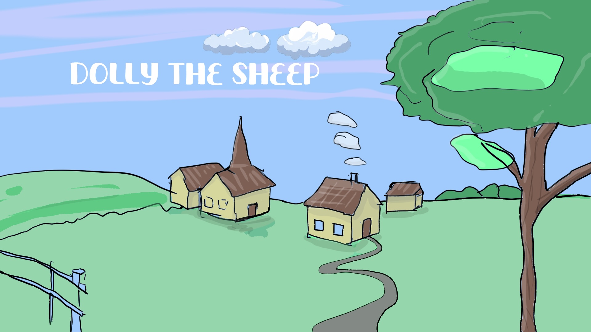 Dolly the Sheep - Animatic frame 1